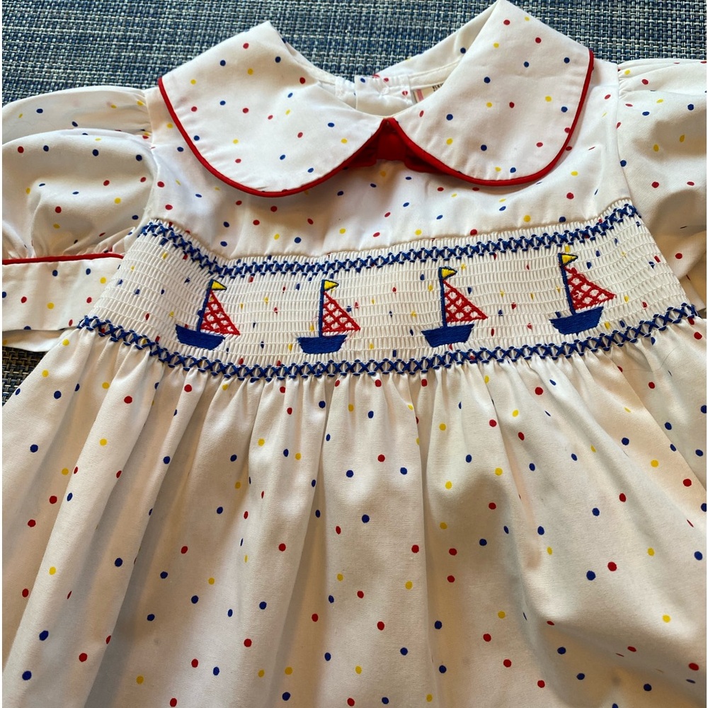 VINTAGE SMOCKED DRESS